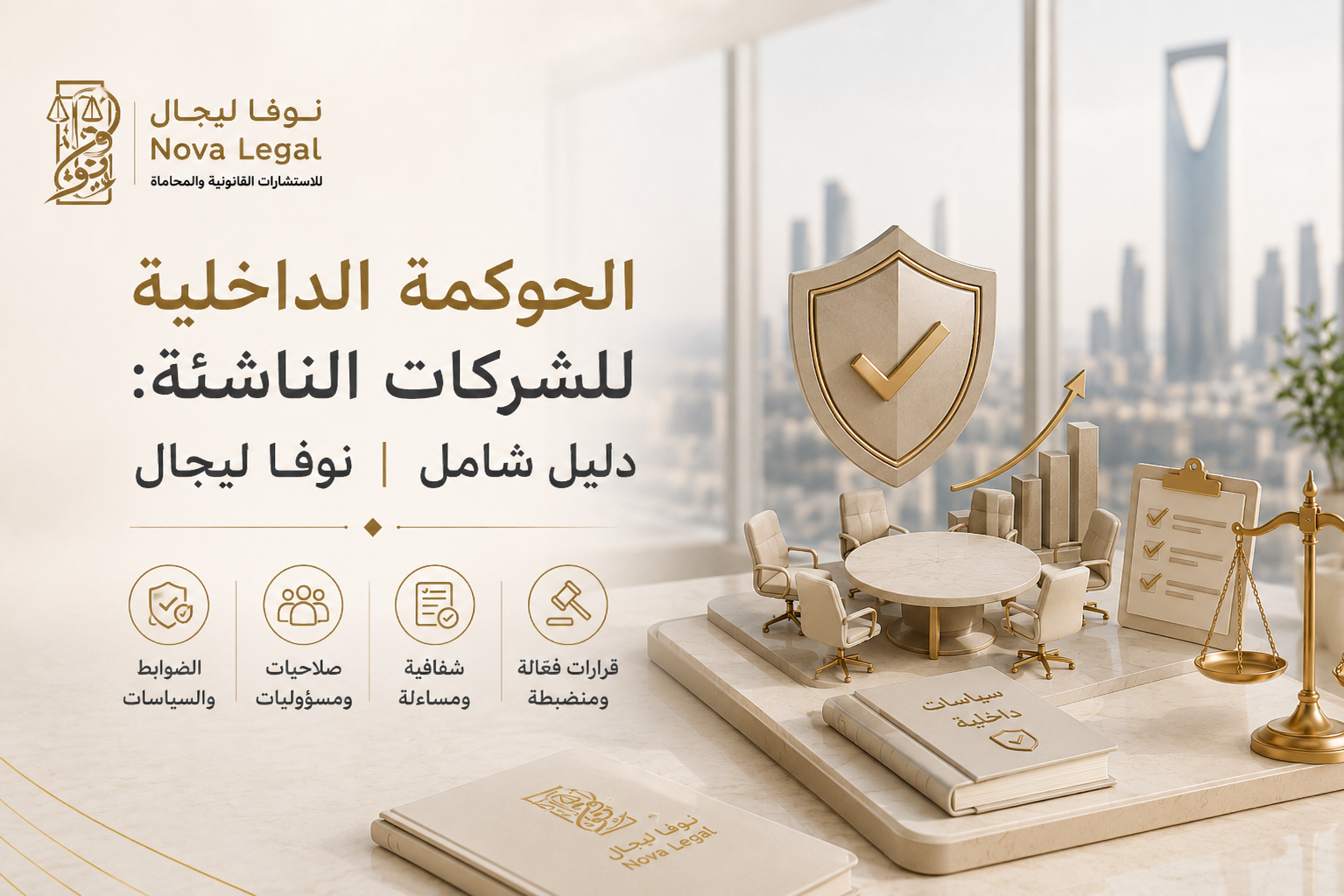 الحوكمة الداخلية للشركات الناشئة: دليل شامل | نوفا ليجال